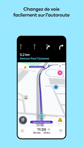 Navigation Waze et trafic screenshot