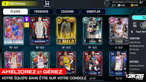 NBA 2K26 MyTEAM screenshot