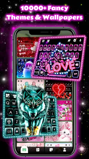 Neon Love Thème screenshot