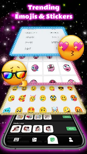 Neon Love Thème screenshot