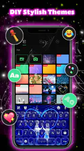 Neon Love Thème screenshot