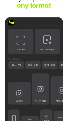 No Crop Photo: Picture Resizer screenshot
