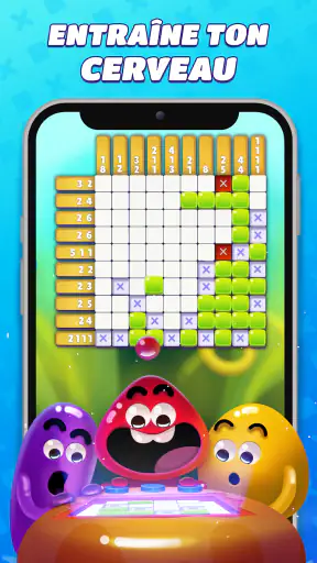 Nonogram Crossing Logic Puzzle screenshot