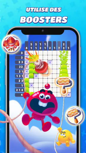Nonogram Crossing Logic Puzzle screenshot