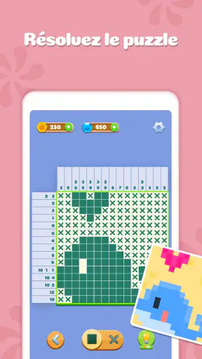 Nonogram-mots croisés japonais screenshot