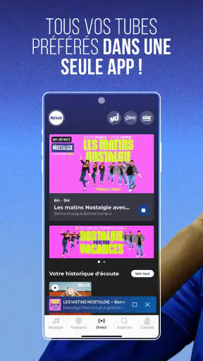 Nostalgie FM, Radio & Podcast screenshot