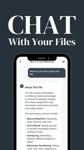 NotesGPT - AI Chat Quiz Cards screenshot