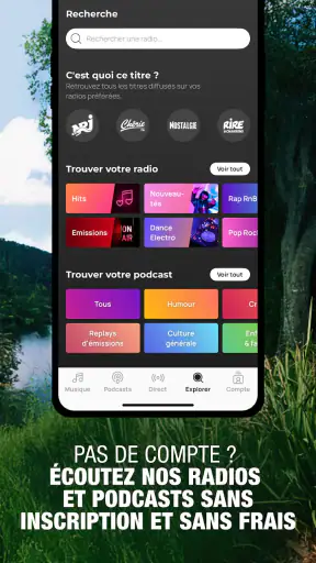 NRJ Radio, Musique et Podcast screenshot