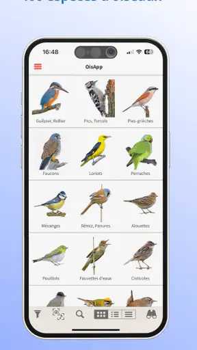 Ois'App - Oiseaux de France screenshot