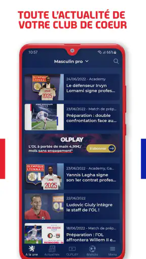 Olympique Lyonnais screenshot