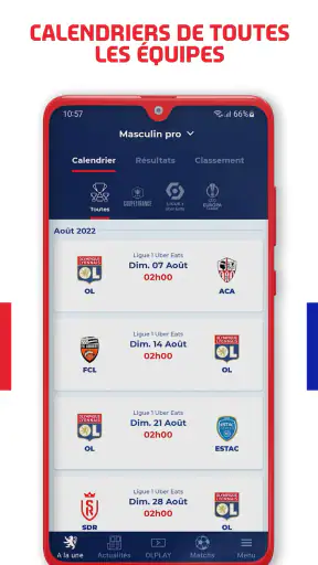 Olympique Lyonnais screenshot