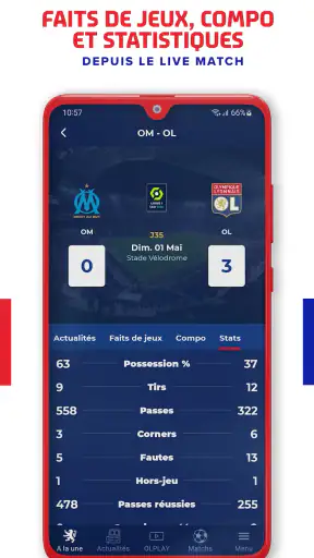 Olympique Lyonnais screenshot