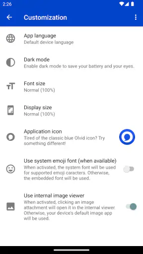 Olvid screenshot