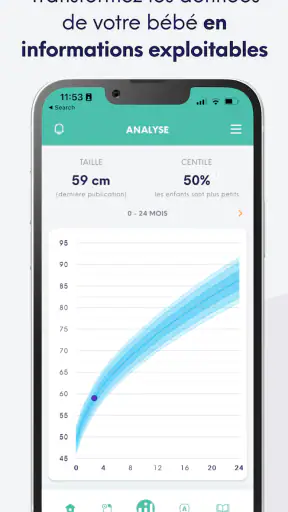 Onoco -Suivi évolution enfant screenshot