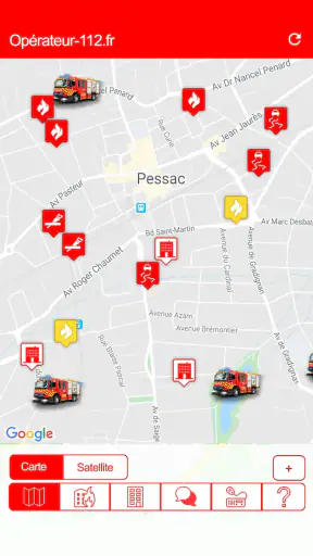 Opérateur 112! Pompiers Police screenshot