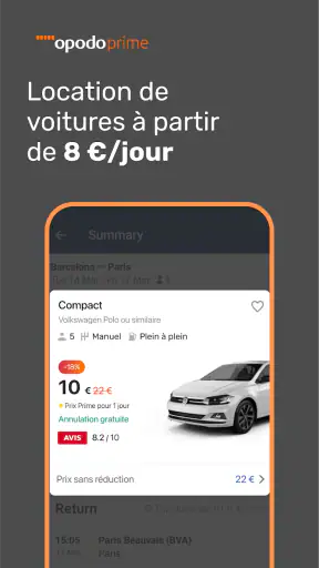 Opodo: Vols, Hôtels et Voiture screenshot
