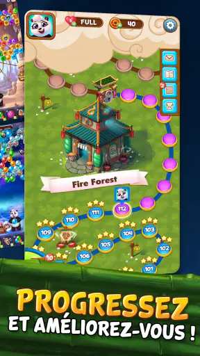 Panda Pop! Jeu de tir à bulles screenshot