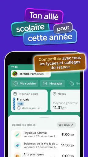 Papillon : l'appli scolaire screenshot