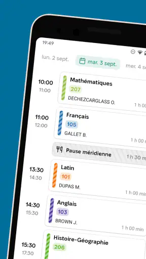 Papillon : l'appli scolaire screenshot