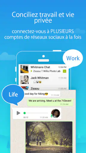 Parallel Space - comptes mult. screenshot