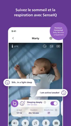 Philips Avent Baby Monitor+ screenshot