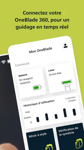 Philips OneBlade screenshot