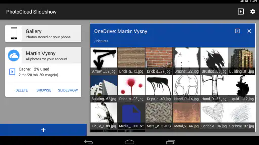 PhotoCloud Frame Slideshow screenshot