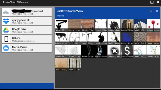 PhotoCloud Frame Slideshow screenshot
