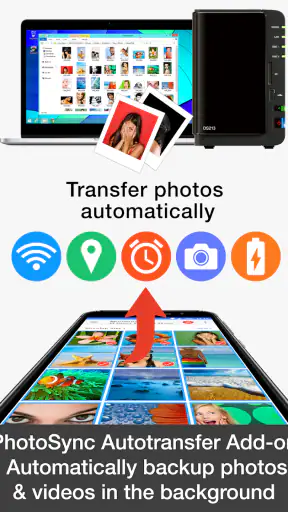 PhotoSync Autotransfer Add-On screenshot