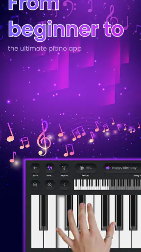 Piano Clavier:Leçons Chansons screenshot