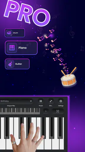 Piano Clavier:Leçons Chansons screenshot