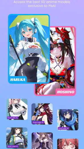 PixAI: Générateur Art Anime IA screenshot