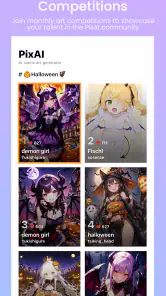 PixAI: Générateur Art Anime IA screenshot