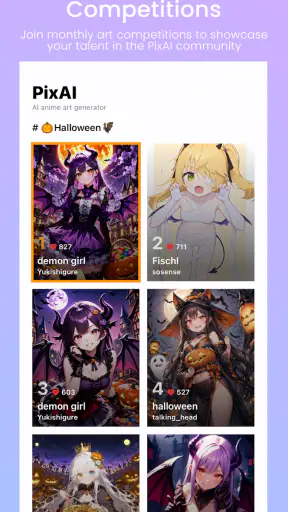 PixAI: Générateur Art Anime IA screenshot