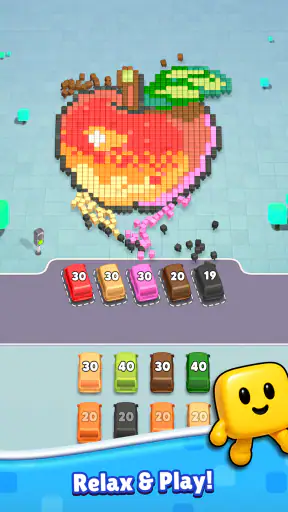 Pixel Drop: Bus Puzzle screenshot