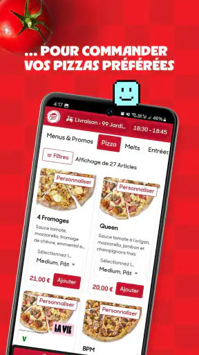 Pizza Hut France screenshot