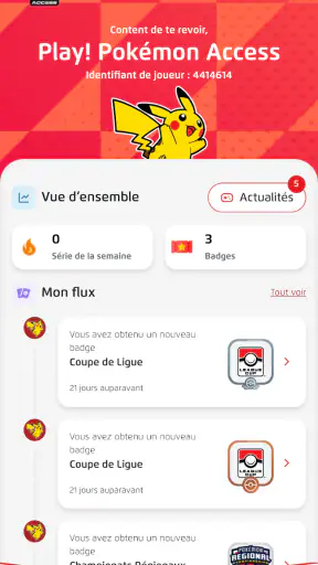 Play! Pokémon Access screenshot