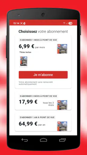 Point De Vue - Magazine screenshot