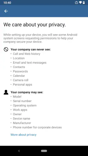 Portail entr. Microsoft Intune screenshot