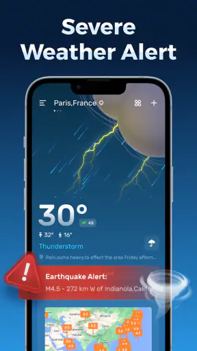 Prévisions météo en direct screenshot