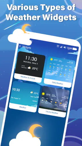 Prévisions météo locales screenshot