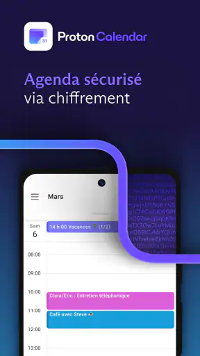Proton Calendar: Votre agenda screenshot