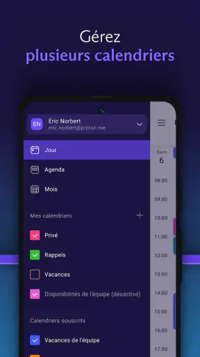 Proton Calendar: Votre agenda screenshot