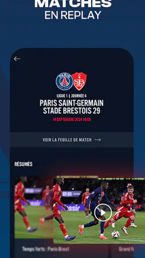 PSG Officiel screenshot