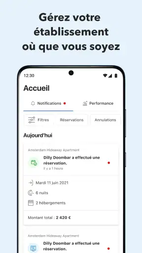 Pulse pour Booking.com screenshot