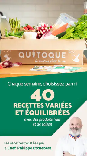 Quitoque : box cuisine facile screenshot
