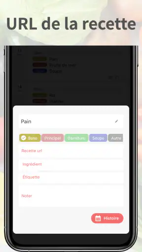 Quotidien Repas Planificateur screenshot