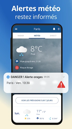 Radar meteos24 & météo fiable screenshot