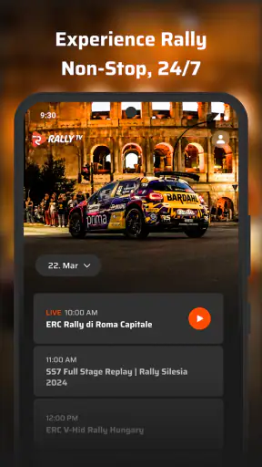 Rally TV Streaming and Live TV screenshot