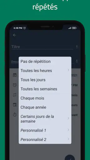 Rappel Pro screenshot